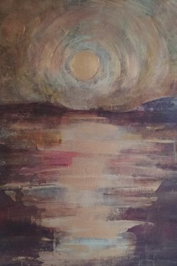 Title: Sunset
Year: 2007
Original Size: w25 cm x h35 cm
Technique: Oil Painting
