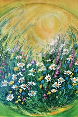 Title: Wild flowers
Year: 2007
Original Size: w70 cm x h70 cm
Technique: Oil Painting